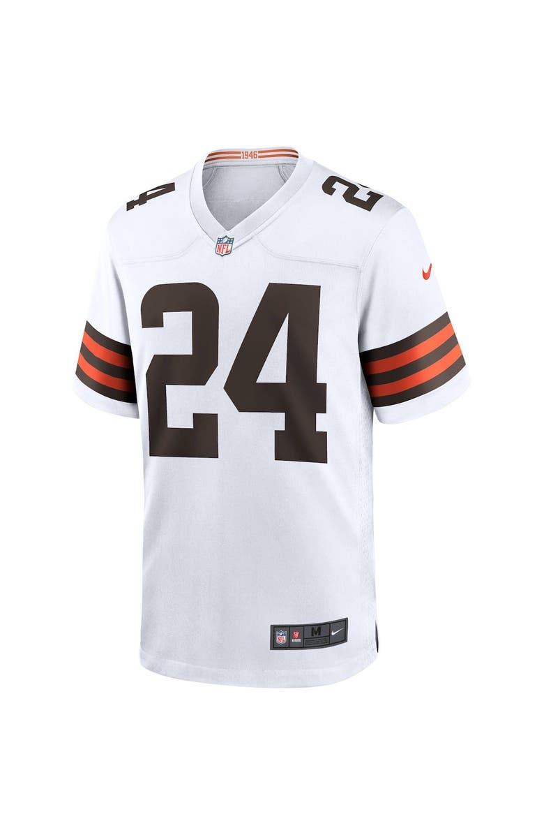 Nike Men's Nike Nick Chubb White Cleveland Browns Game Jersey, Alternate, color,