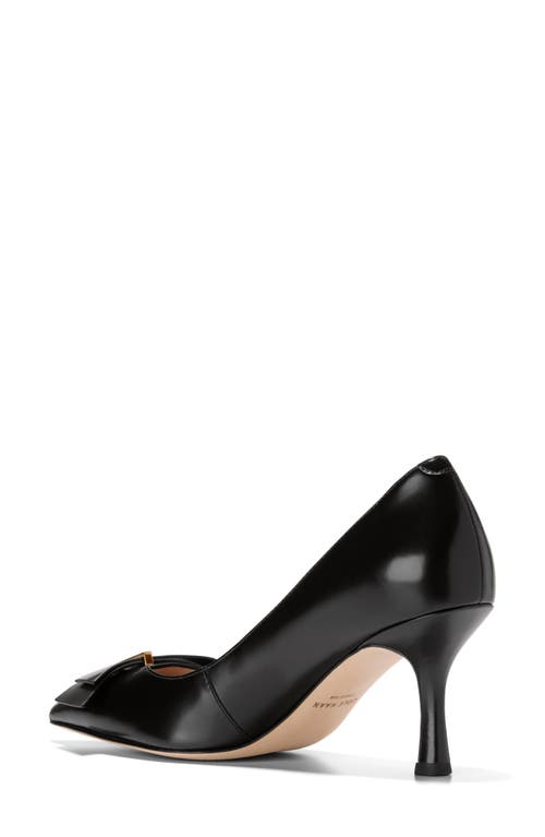 Cole Haan Felicia Bow Pointed Toe Pump In Black