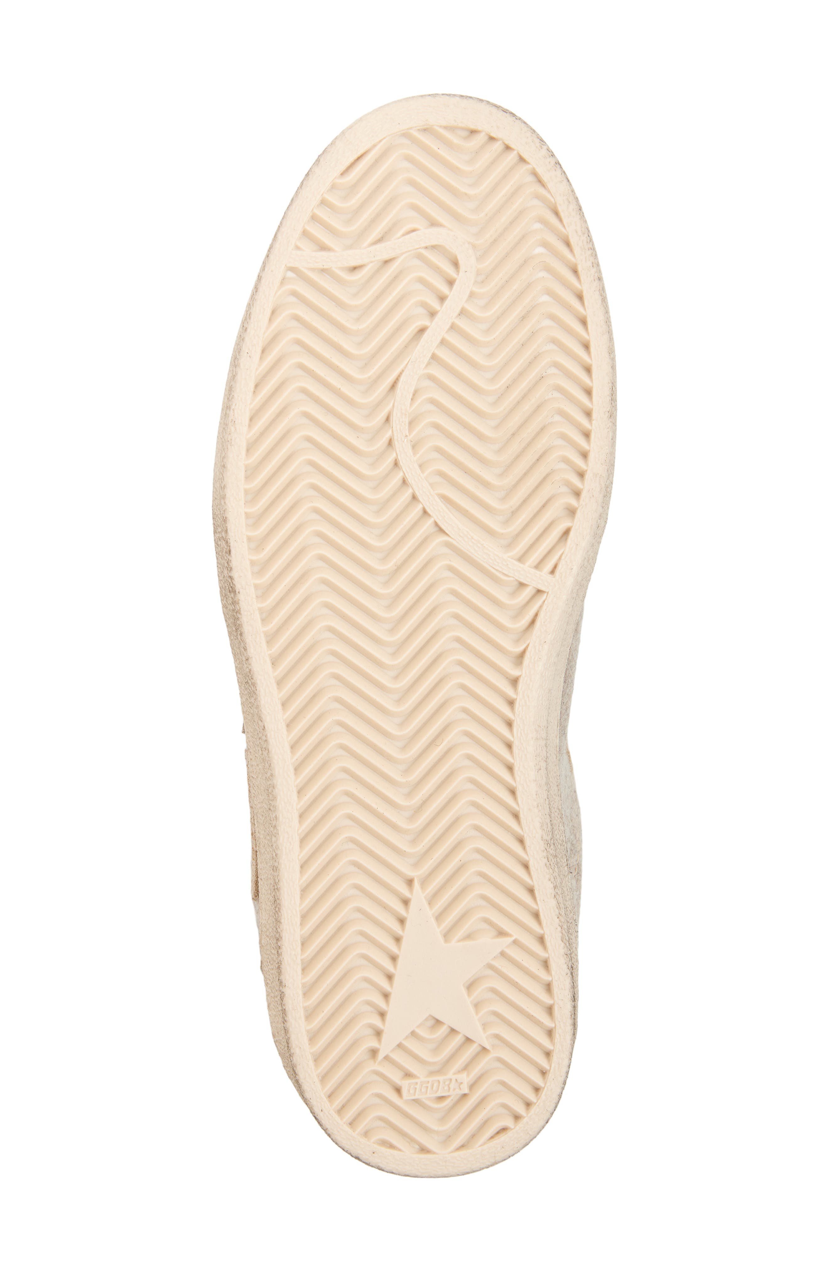 Golden Goose Ball Star Wool Wool & Faux Shearling Sneaker, Alternate, color, Beige