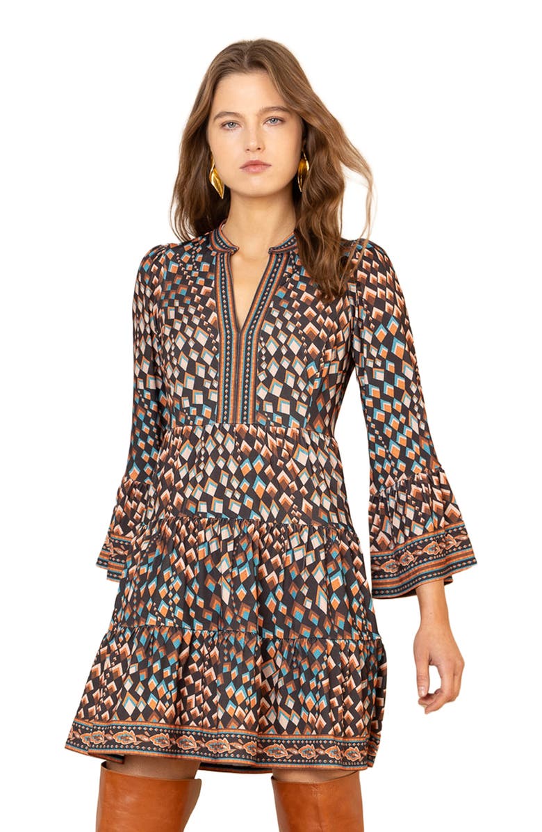 Hale Bob Annika Jersey Dress, Alternate, color, 