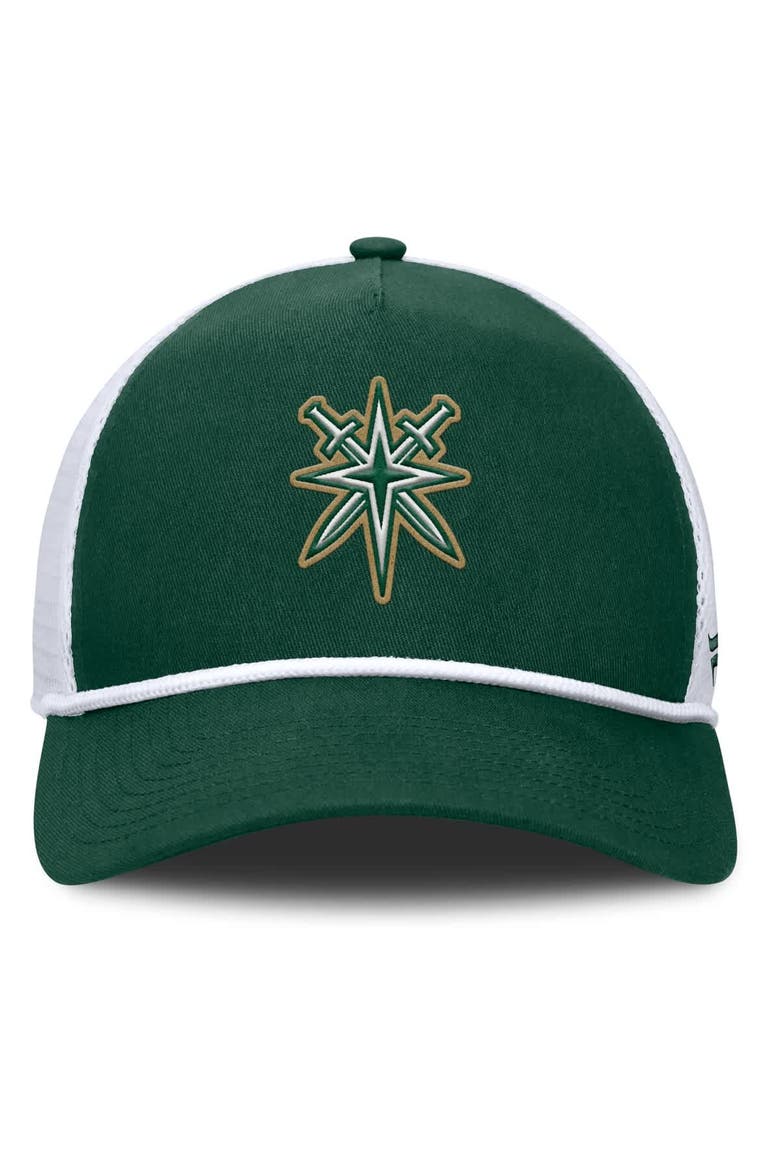 Men's Fanatics Green/White Vegas Golden Knights Bermuda A-Frame Adjustable Hat, Alternate, color, Green
