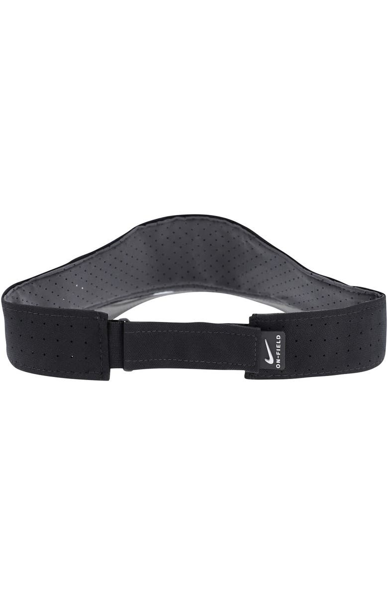 Nike Men's Nike Black Vanderbilt Commodores Sideline Performance Visor, Alternate, color, 