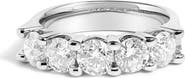 Haus of Brilliance 14K Gold 2.0 Ctw Round Diamond Five-Stone Band Ring