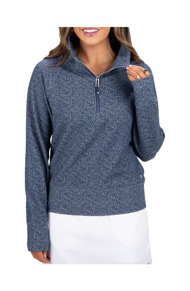 Black Clover Chloe Q-Zip Sweatshirt, Main, color, Navy