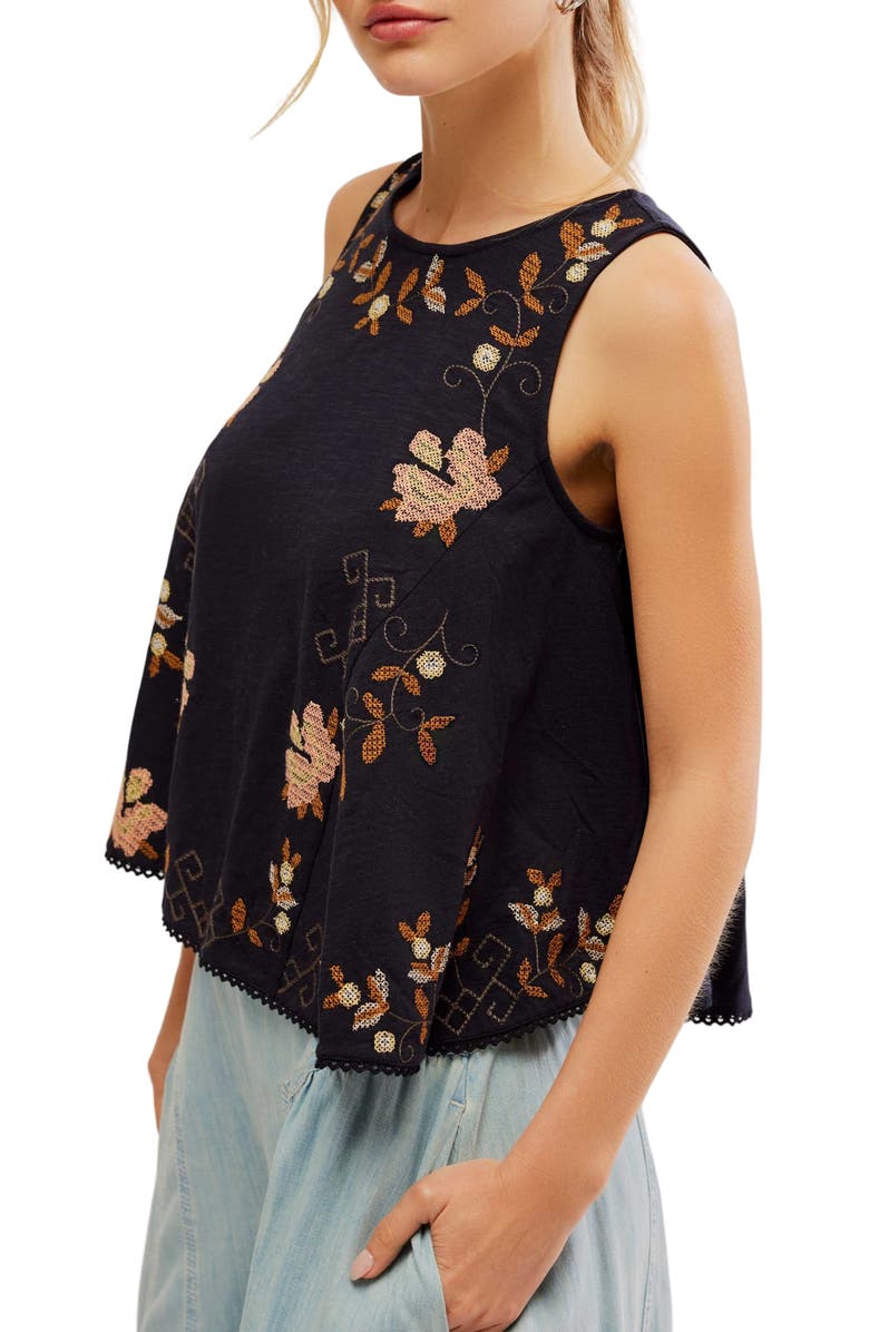 Free People Fun & Flirty Embroidered Top, Alternate, color, 