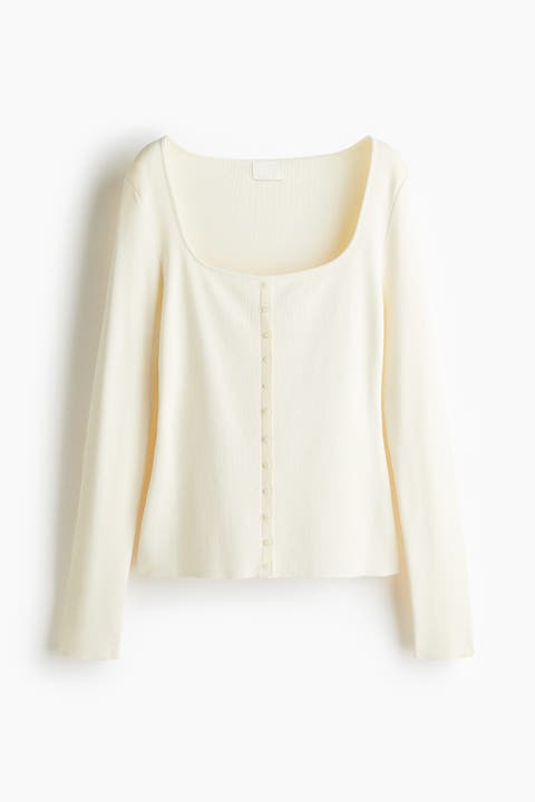 Square-neck Top