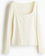 H&M Square-neck Top