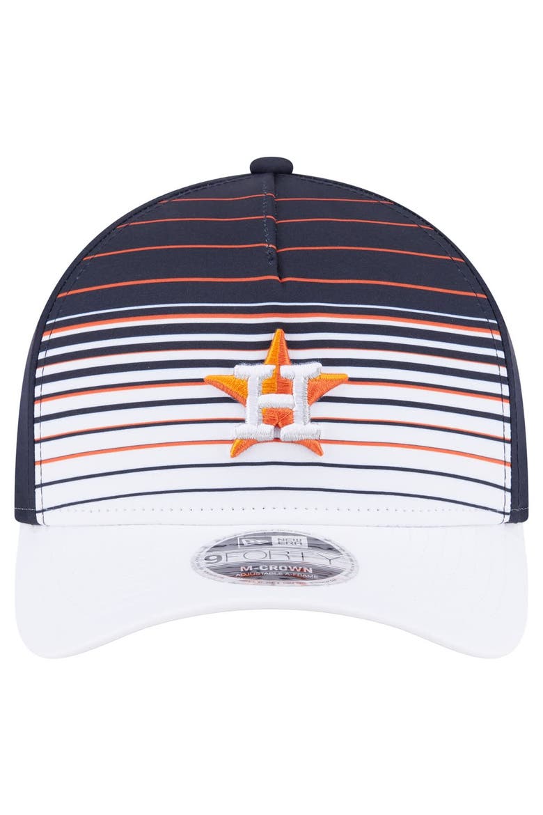 Men's New Era  Navy Houston Astros Gradient 9FORTY M-Crown Adjustable Hat, Alternate, color, Navy