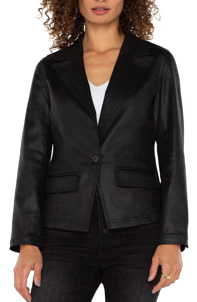 Liverpool Los Angeles One-Button Blazer, Main, color, 