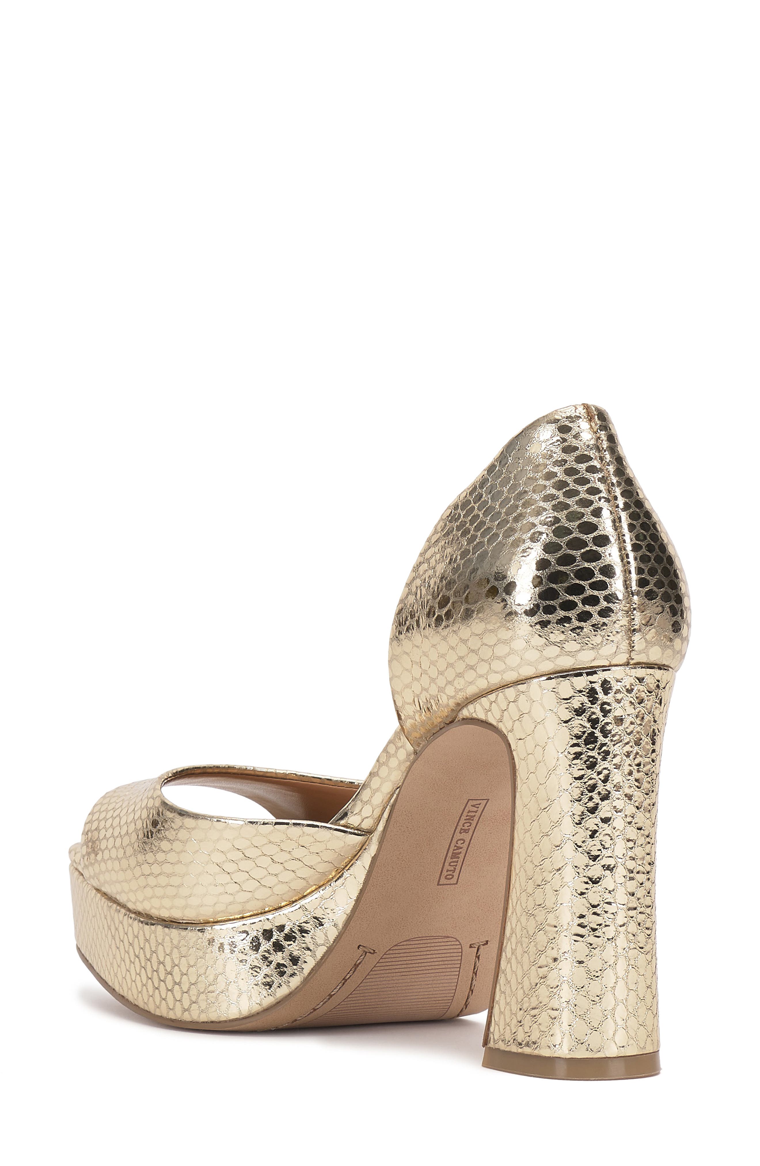 Bryanna Platform Sandal, Alternate, color, EGYPTIAN GOLD