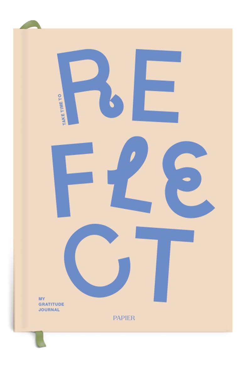 Reflect Gratitude Journal, Main, color, LIGHT BEIGE