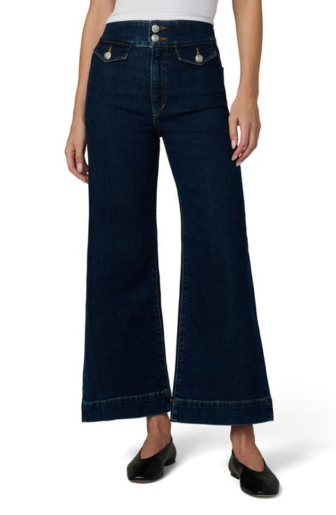 The Ellia Ankle Wide Leg Jeans (Magnetic)