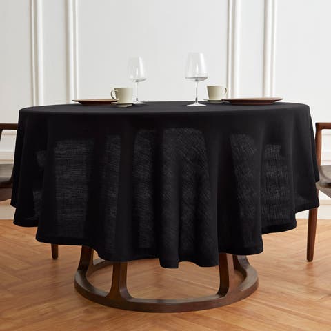 Linen Round Tablecloth - Sonoma
