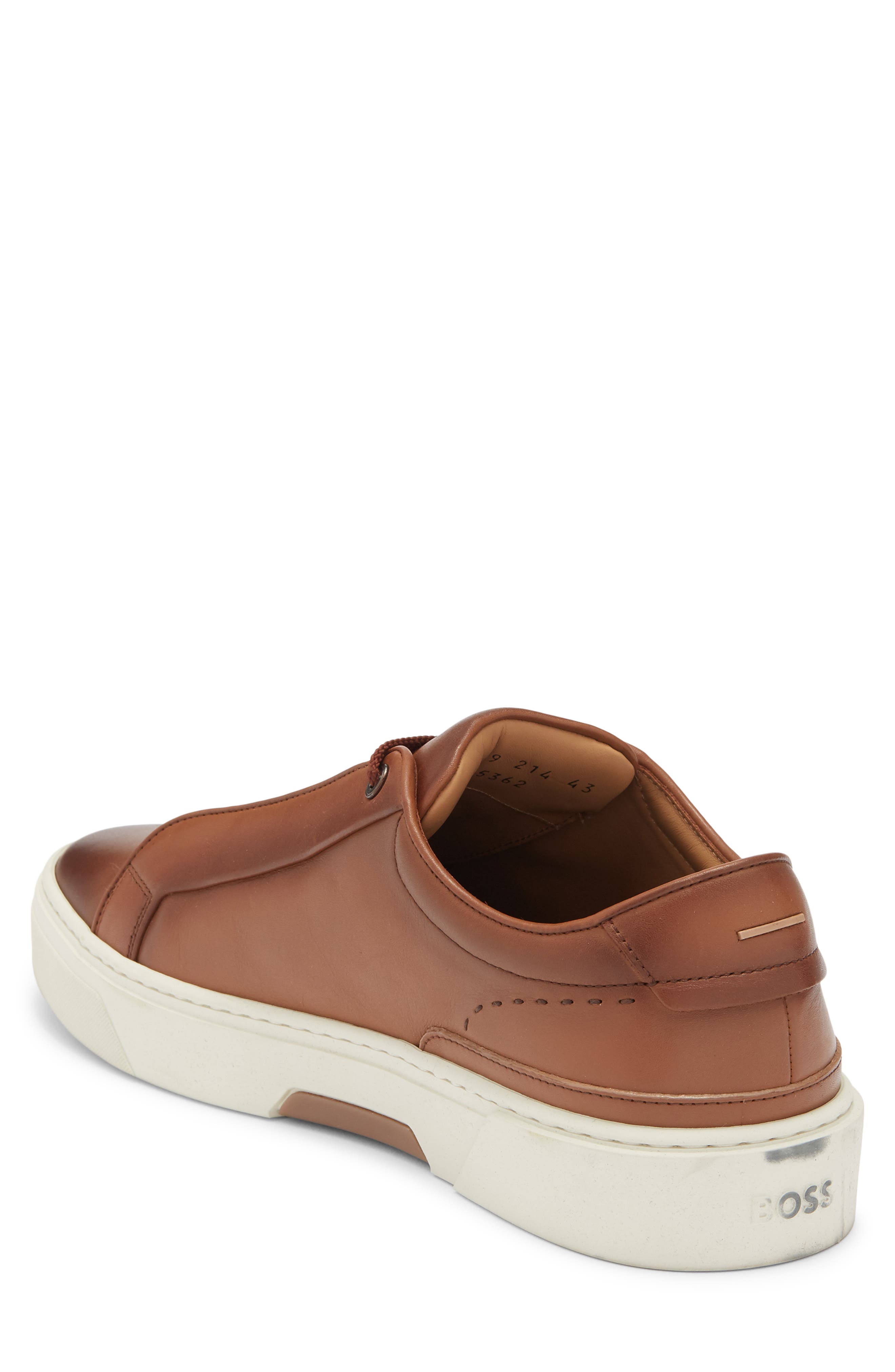 BOSS Gary Tenn Sneaker, Alternate, color, Medium Brown