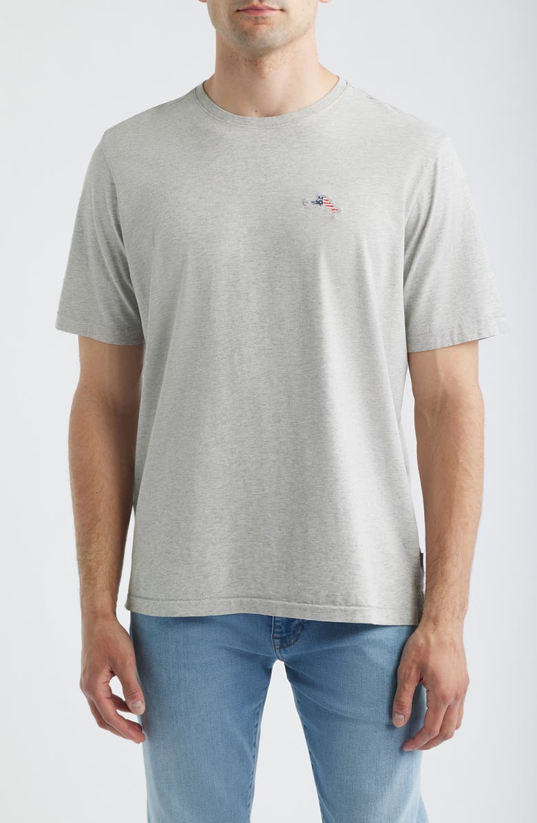 Tommy Bahama Bali Skyline Americana T-Shirt, Main, color, Grey Heather
