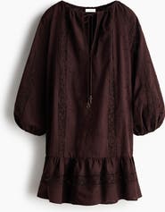 H&M Lace-inset Tunic Dress