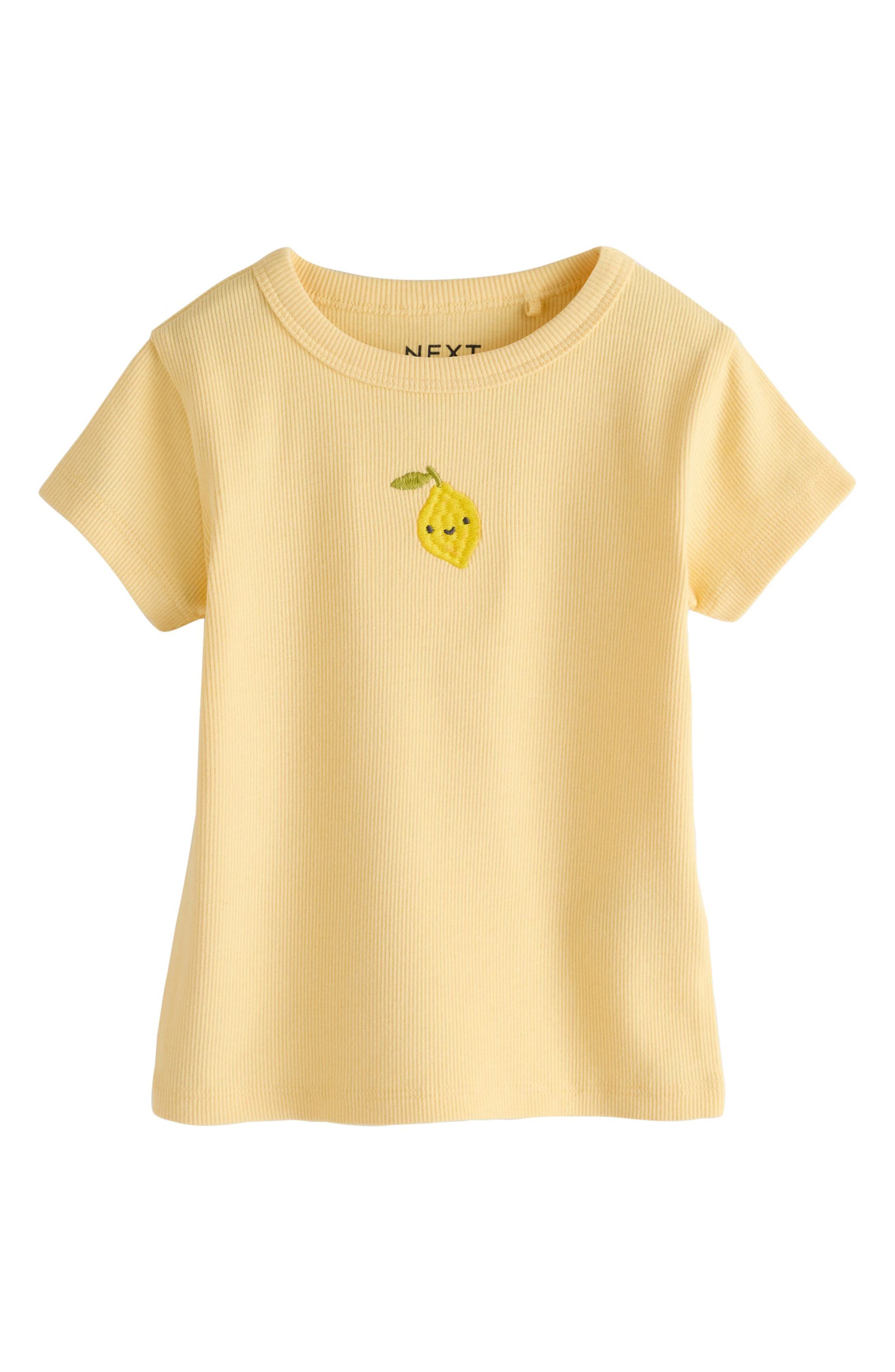 NEXT Rib Assorted 5-Pack Cotton T-Shirts — фото 8
