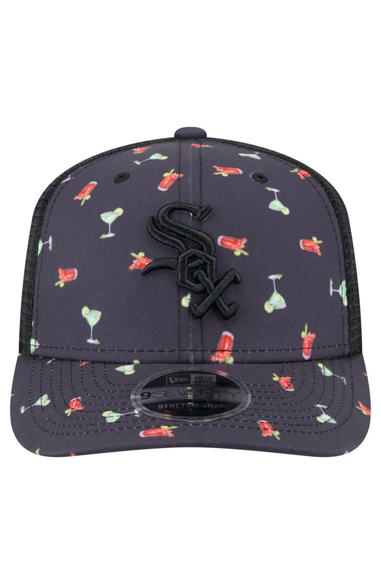 New Era Men's New Era Navy Chicago White Sox Adventure Drinks Pattern 9SEVENTY Stretch-Snap Hat, Main, color, Navy