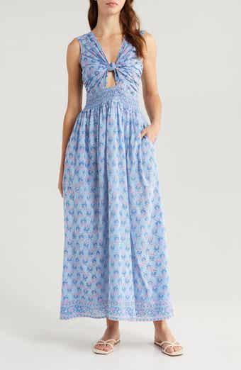 ALICIA BELL Willow Cutout Sleeveless Cover-Up Maxi Dress
