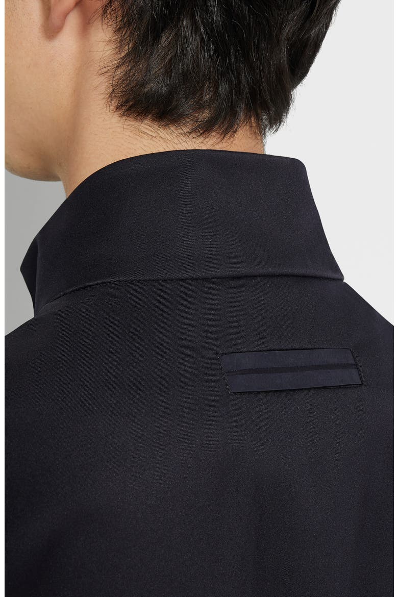 Stand Collar Jacket, Alternate, color, NAVY
