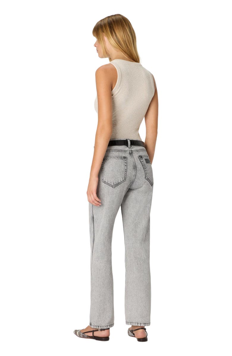 Missoni Five-pocket Mid-rise Bleached Denim Pants, Alternate, color, Black