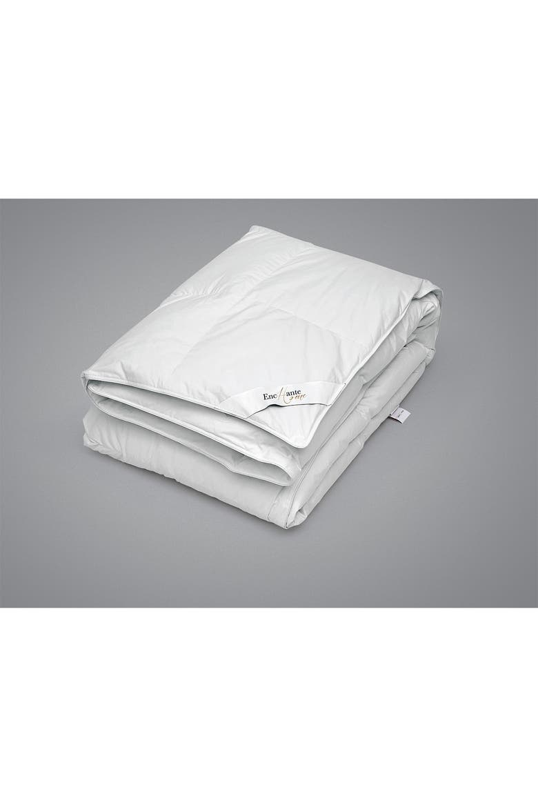 Luxury European Down & Feather Queen Size Comforter - White, Alternate, color, WHITE