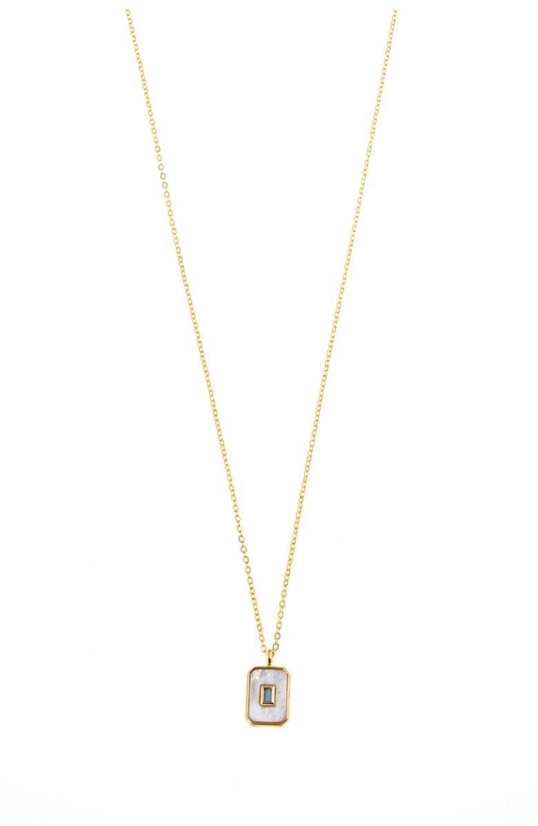Arte Nova Jewellery Turquoise I Necklace, Main, color, Silver Gold Plated