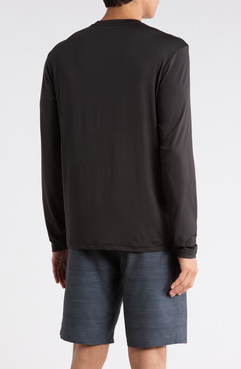 O'Neill TRVLR UPF Wordmark Long Sleeve T-Shirt, Alternate, color, Black
