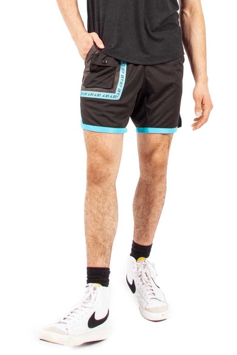 Bloc Shorts, Main, color, BLACK