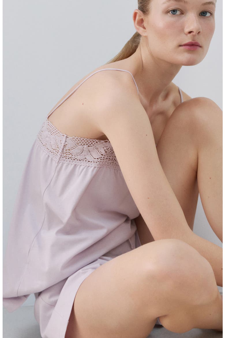 Cotton Camisole, Alternate, color, LILAC