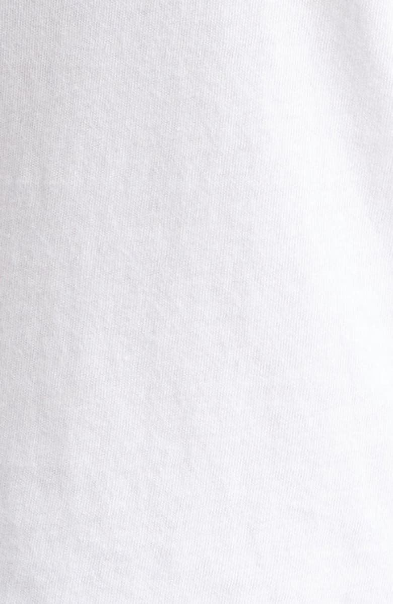 L'AGENCE Benny Crewneck Crop T-Shirt, Alternate, color, White