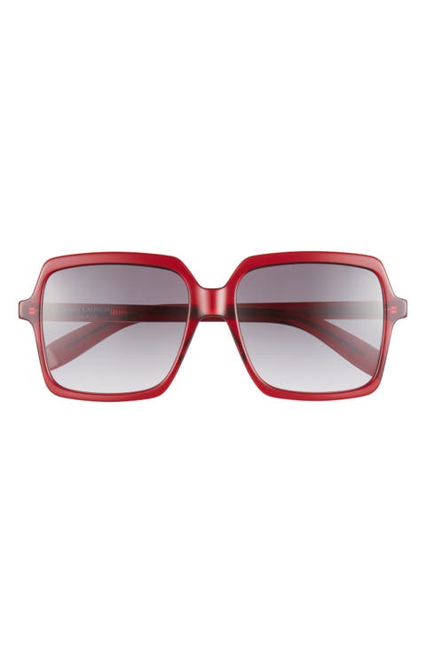 56mm Square Sunglasses