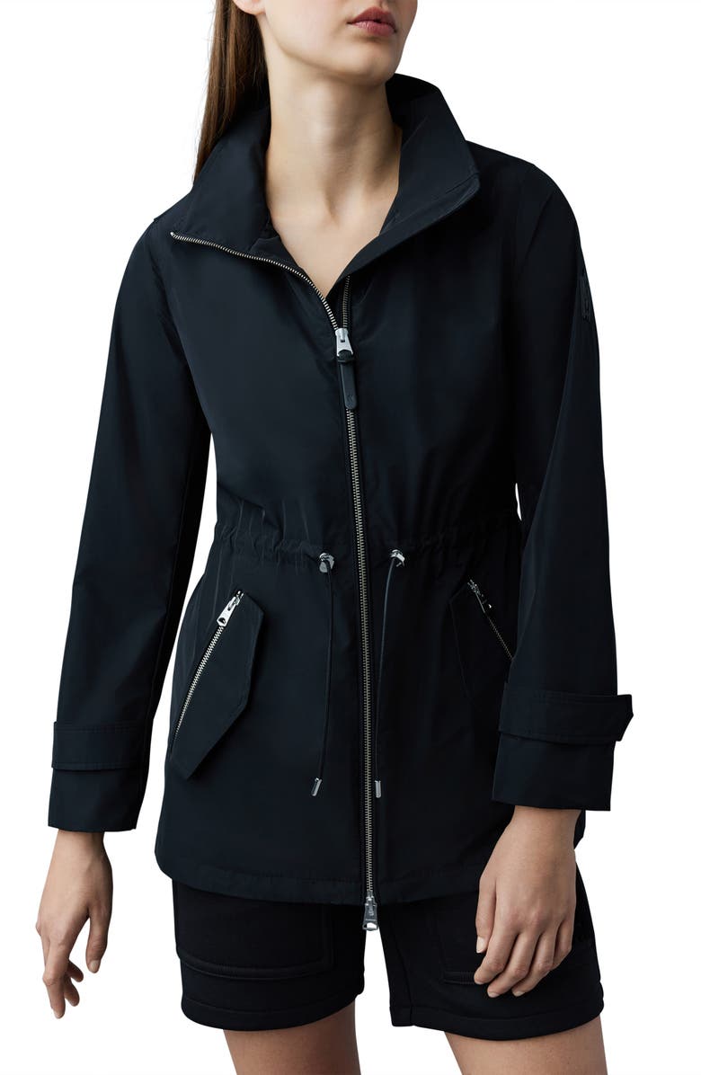 Mackage Melany Hooded Rain Jacket, Main, color,