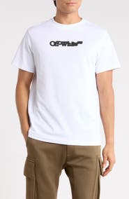 OFF WHITE Spray Arrow Slim Fit Graphic Tee