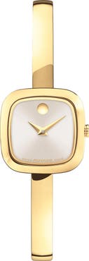 Movado Museum Cushion Bangle Watch, 21.50mm x 7.1mm