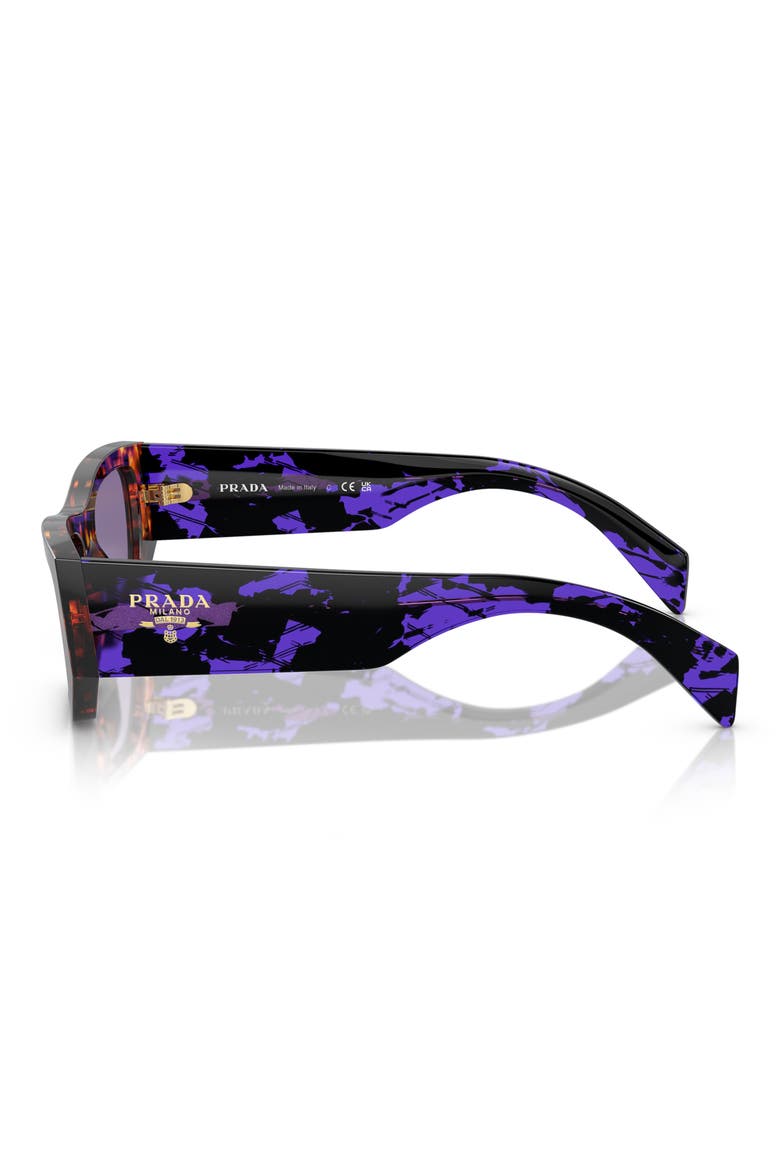 53mm Pillow Sunglasses, Alternate, color, HAVANA