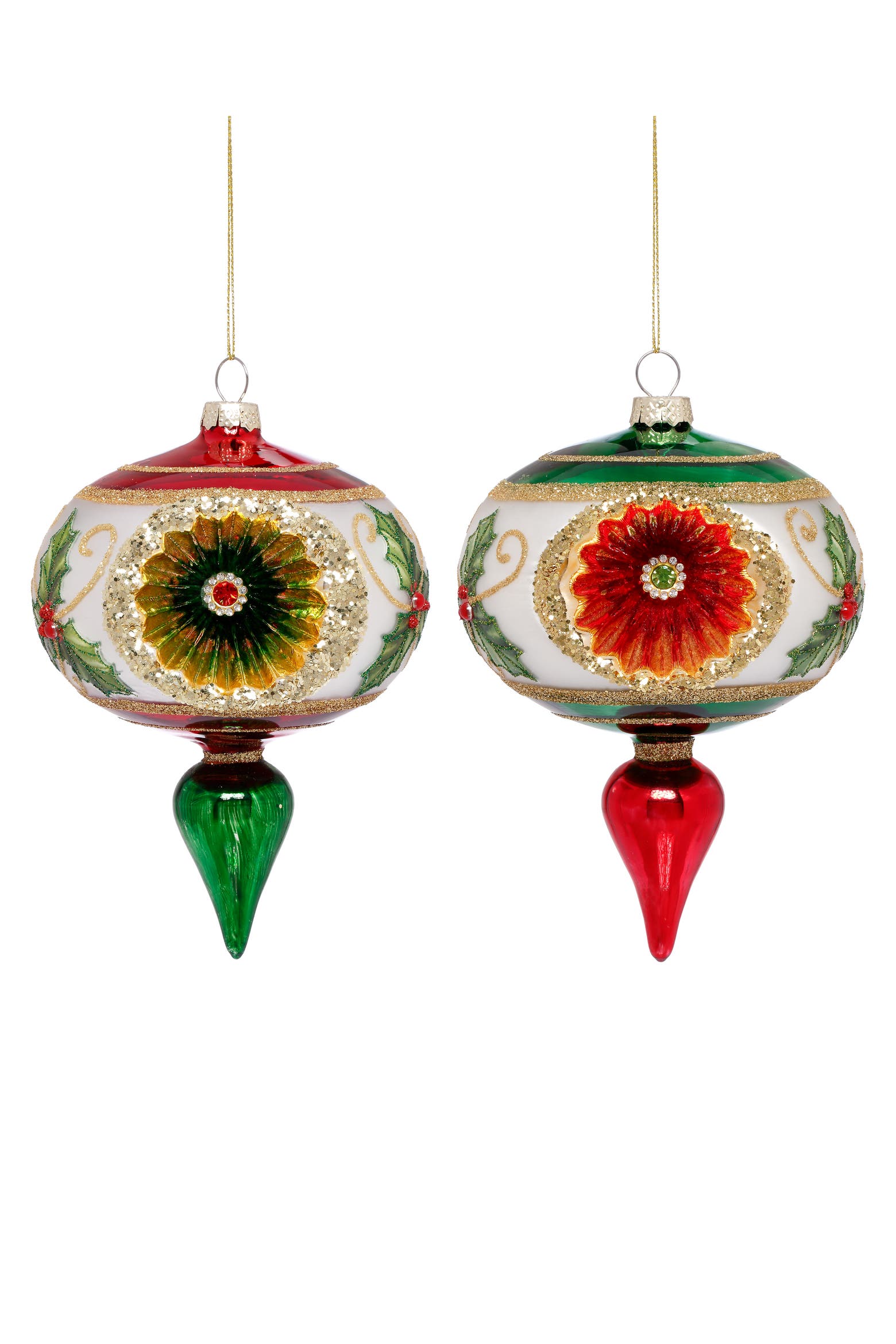 Finiyl Mark Roberts Holly Berry Finial Ornament, Set of 6 | Nordstrom