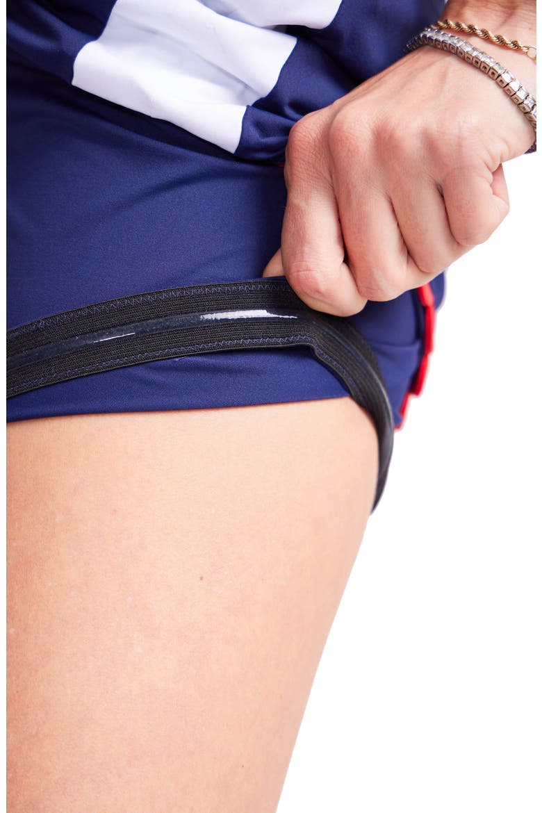Scallop Hem Pickleball Skort, Alternate, color, NAVY