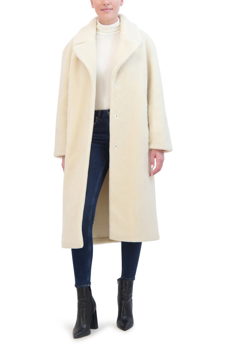 Rebecca Minkoff Oversize Faux Fur Coat, Alternate, color, 