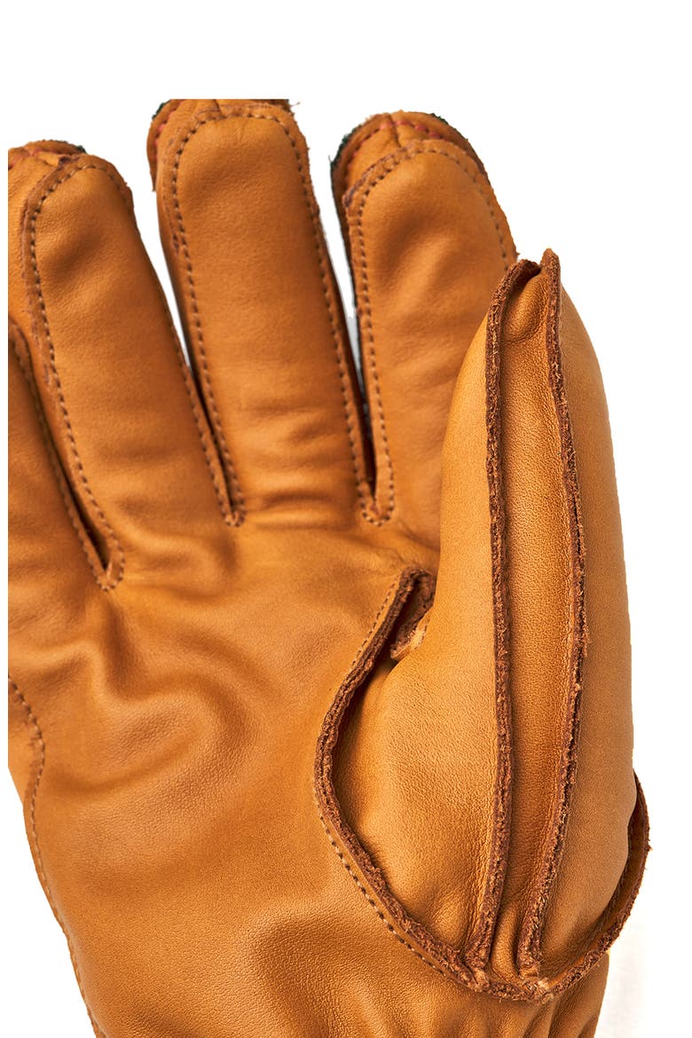 Wakayama Leather Gloves, Alternate, color, FOREST/ CORK