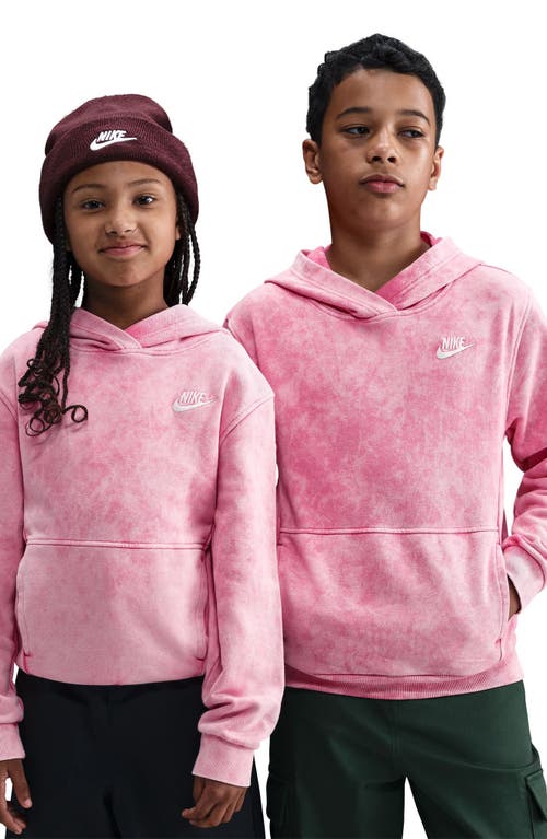 Nike Kids' Cotton Blend Fleece Hoodie In Gold