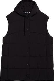Zella Longline Hooded Puffer Vest