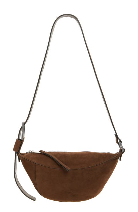 Luna Suede Crossbody Bag