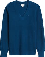 Caslon® Sequin V-Neck Sweater