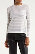 TWP Striped Cashmere Crewneck Sweater