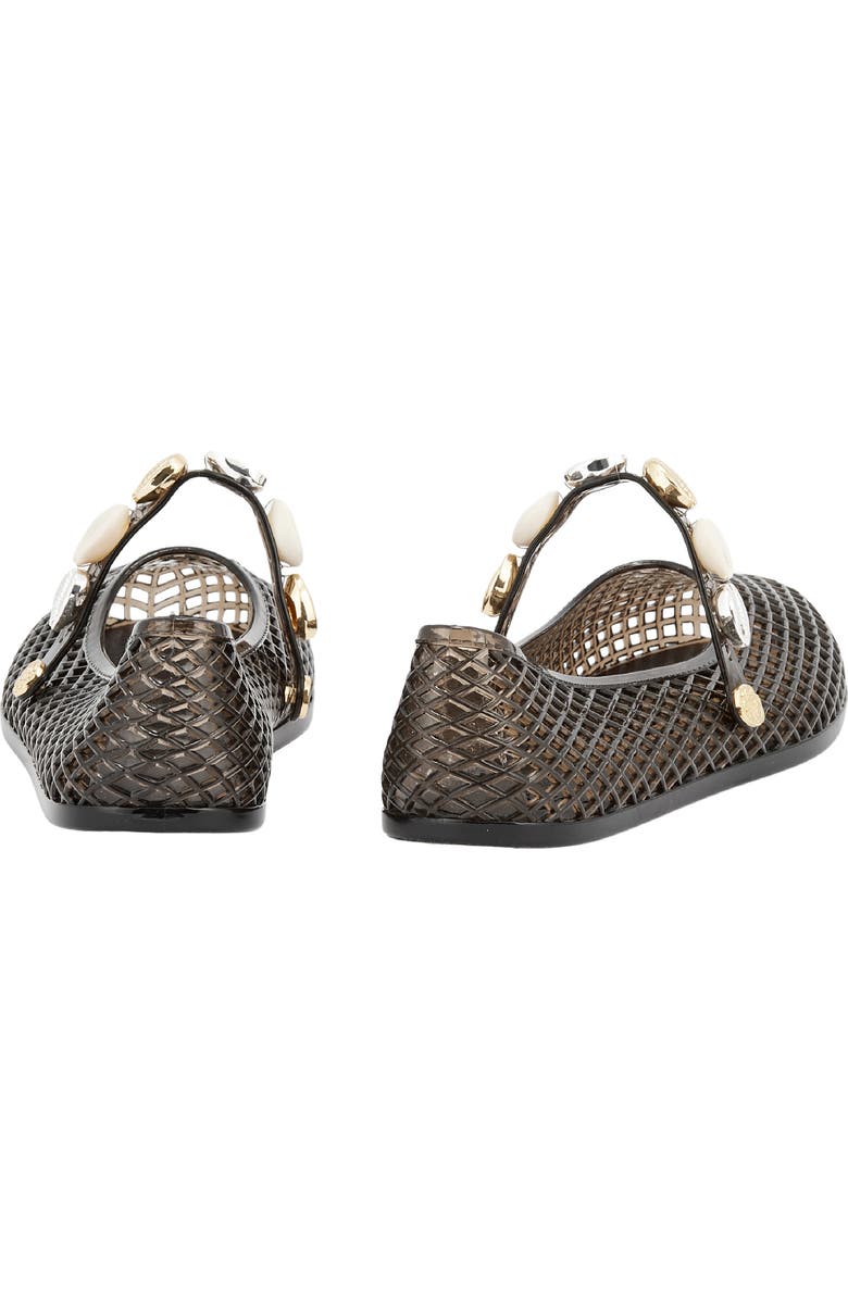 Ancient Greek Sandals Iro Shells Jelly Flat, Alternate, color, Black