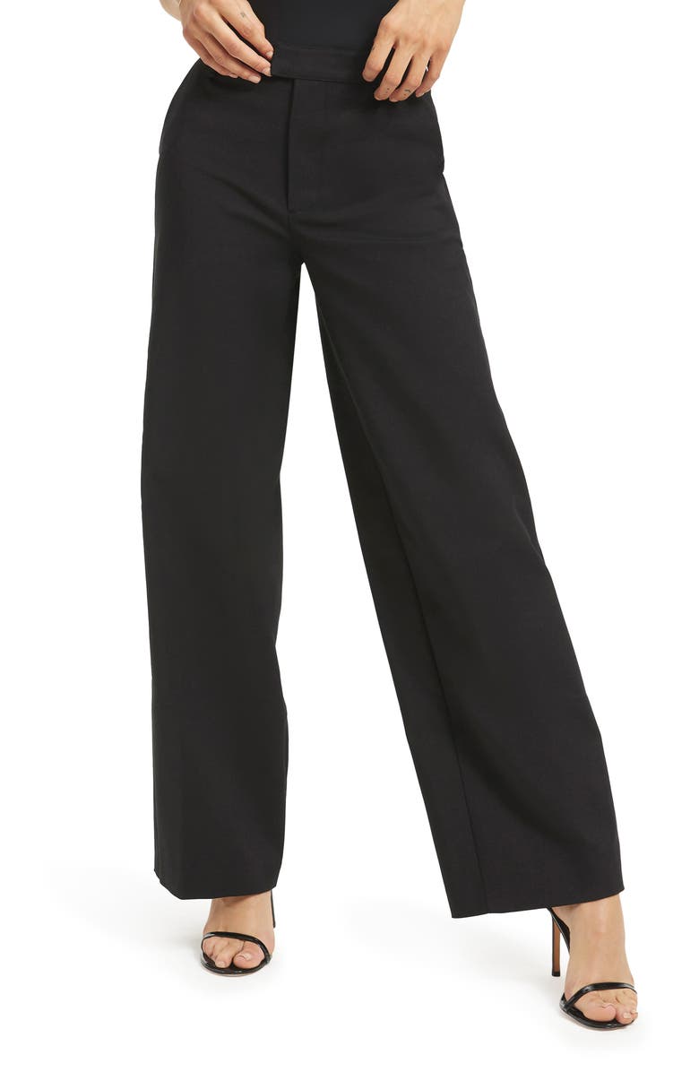 Good American Wide Leg Trousers, Main, color,
