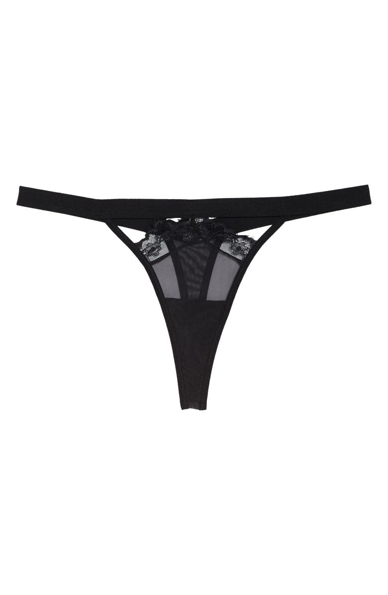Thistle & Spire Sidney Velvet Keyhole Thong, Alternate, color, 