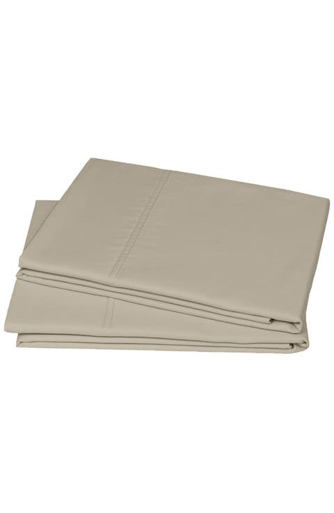 Set of 2 Pillowcases - Hotel Luxe 800 Thread Count 100% Cotton Sateen