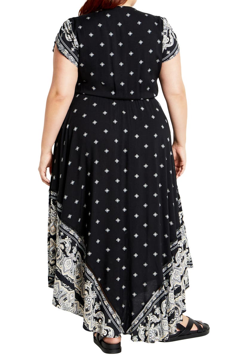 City Chic Sky Maxi Dress, Alternate, color, 